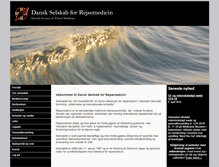 Tablet Screenshot of dansk-rejsemedicin.dk